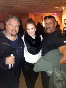 AK Waters, Julianne Moore, and Dale Comstock at Sundance